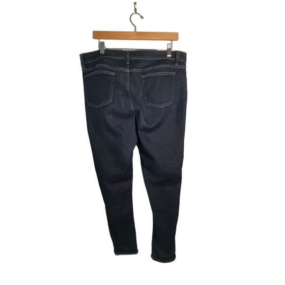 Eileen Fisher Women's Blue Organic Cotton Dark Wash Jeans Size 14 - Picture 2 of 5